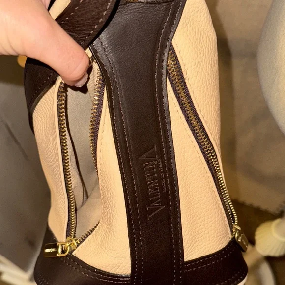Valentina Cream and Brown Leather - Picture 5 of 7
